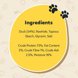 Good Boy chewy twists with duck dog treats 90g, UK version