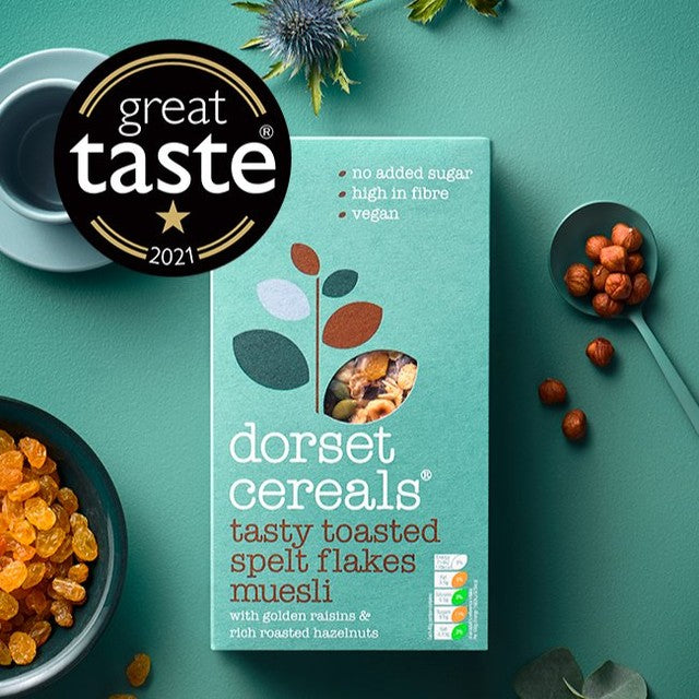 Dorset Cereals Tasty Toasted Spelt Flakes Muesli 570g - British product