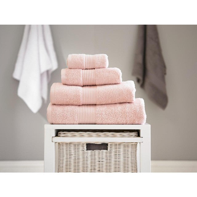 Bliss Pima Cotton bath sheet in pink 90x150cm - British product