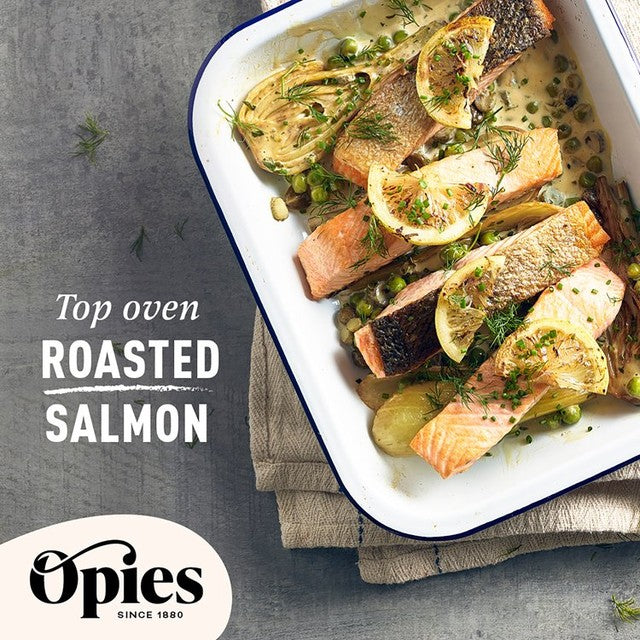 Opies preserved lemon slices in lemon juice 350g, imported from the UK