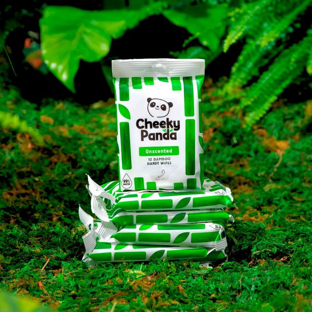 The Cheeky Panda unscented bamboo baby wipes (British brand)