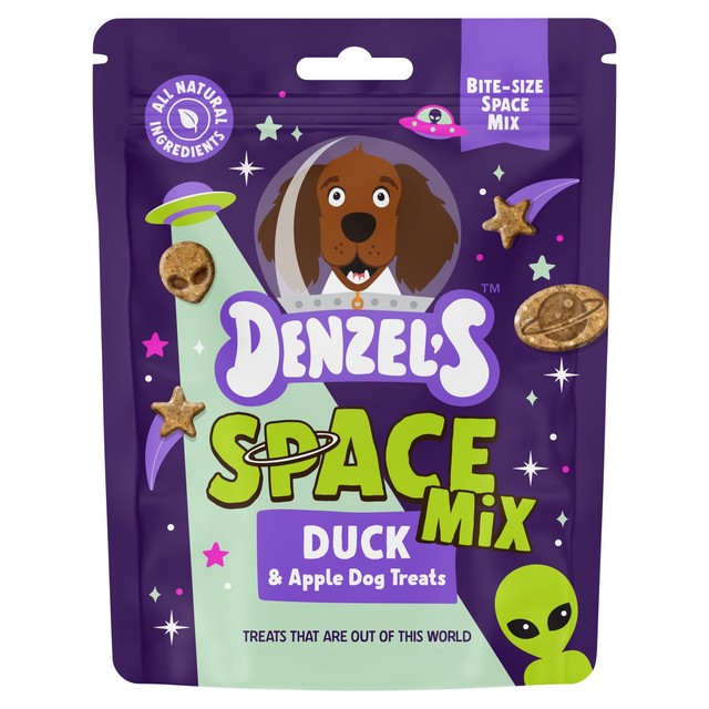 Denzel's duck and apple dog treats pouch, UK version