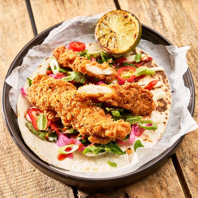 American Ranch Fiery Peri Peri kyllingstrimler 320g - Britisk produkt