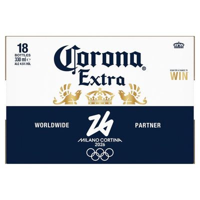 M&S Corona Extra Mexicansk Lagerøl Flasker 18 x 330ml - Kjøp på nett hos McGrocer