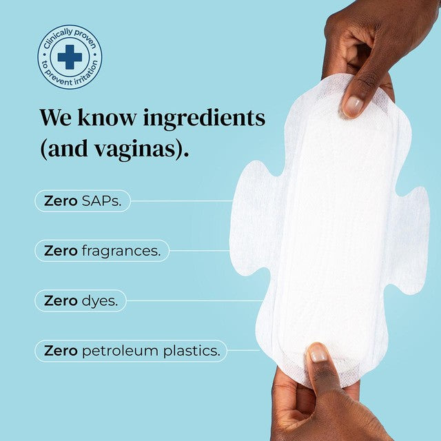 Mooncup Medium Day period pads 10 pack, imported from the UK