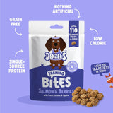 Denzel's Salmon & Berries Training Bites 100g - British product