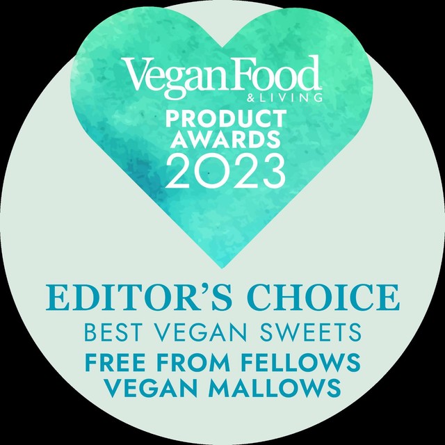 Free From Fellows vegan strawberry flavoured marshmallows 105g - British product