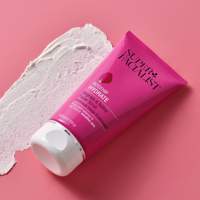 Super Facialist rose facial scrub 150ml (British brand)