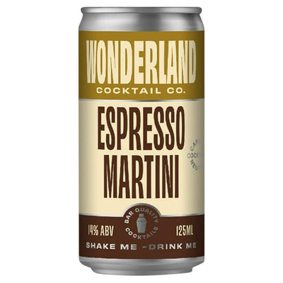 Sainsburys Wonderland Cocktail Co Espresso Martini 125ml- Buy online at McGrocer