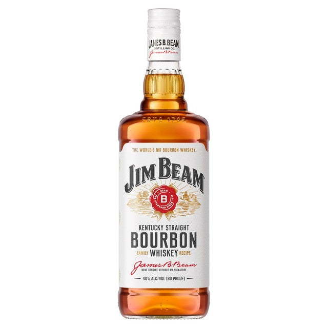 Jim Beam Kentucky Straight Bourbon Whiskey 1L, UK version