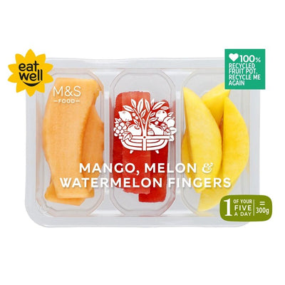 M&S Mango-, Melonen- und Wassermelonen-Obstschale 300g