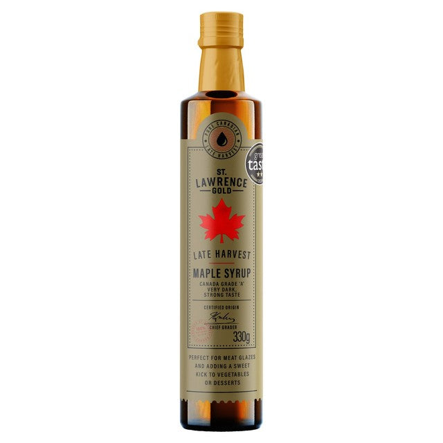 St. Lawrence Gold late harvest grade A maple syrup 330g (British brand)