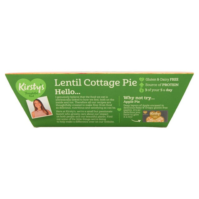 Kirstys lentil cottage pie 400g, UK version