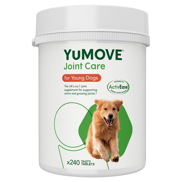 Lintbells YuMOVE Young & Active dog joint supplement (British brand)