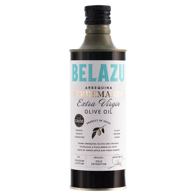 Belazu Arbequina Verdemanda extra virgin olive oil 500ml - British product