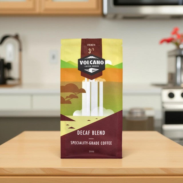 Volcano Coffee Works decaf ground coffee 200g (British brand)