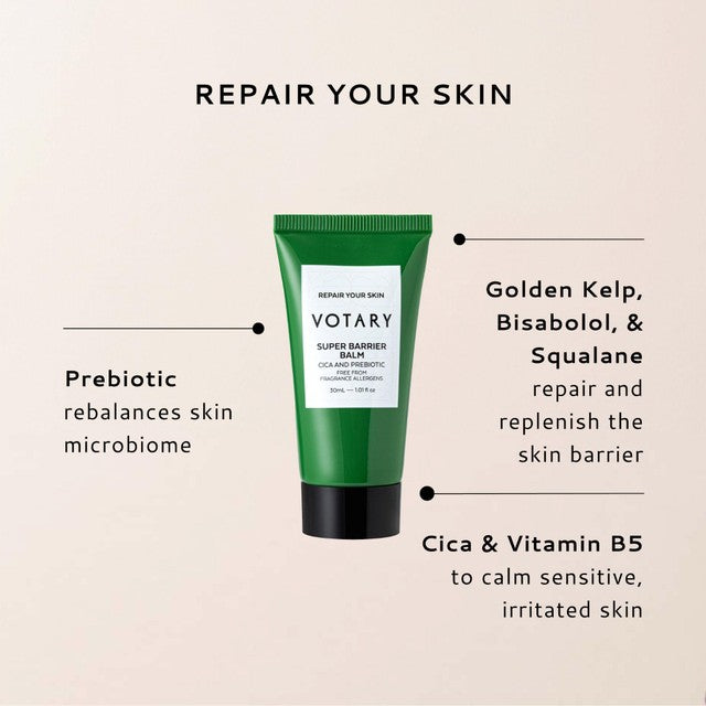 Votary Super Barrier Balm cica prebiotic - British product