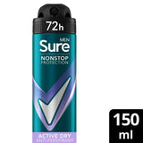 Sure Men Anti-Perspirant Spray Nonstop Protection 150ml (British brand)