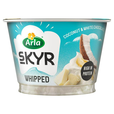 Sainsburys Arla Skyr Whipped Yogurt Coconut White Chocolate 128g- Buy online at McGrocer