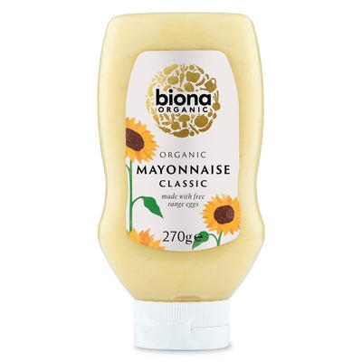 M&S Biona Original Mayonnaise Organic Squeezy Condiment 270g- Buy online at McGrocer