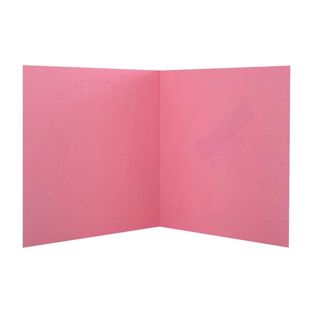 M&S Percy Pig Party Time birthday card 15cm square, UK version