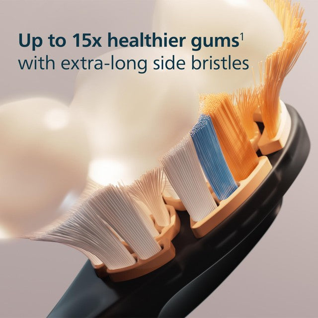 Philips Sonicare A3 brush head black 2+1 pack, imported from the UK