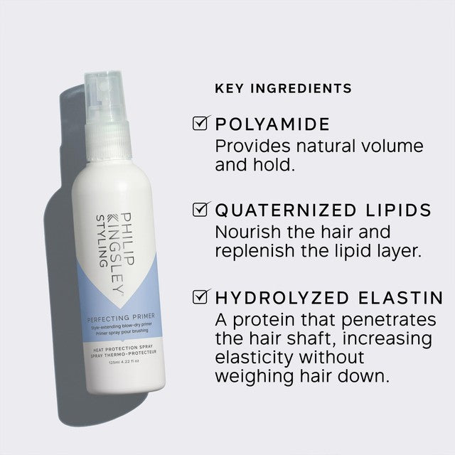 Philip Kingsley Heat Protection Spray 125ml, imported from the UK