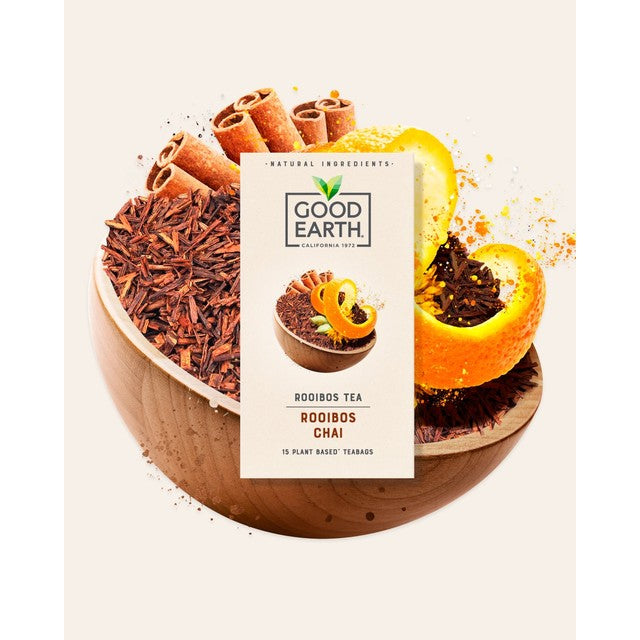 Good Earth Rooibos Chai teabags 15 count - British product