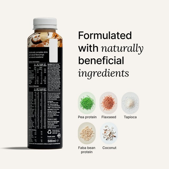Huel Black Edition Iced Latte protein drink 500ml, UK version