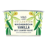 M&S Madagascan Vanilla West Country Yogurt 150g, imported from the UK