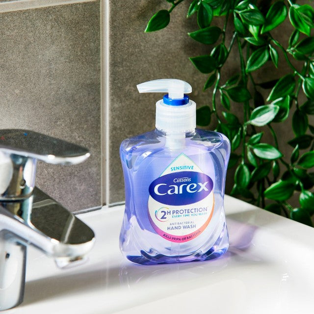 Carex sensitive antibacterial hand wash 250ml - British product