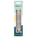Truyu cuticle and nail care duo stainless steel pushers, UK version