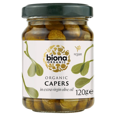 Bio Biona Kapern in nativem Olivenöl extra, 120g