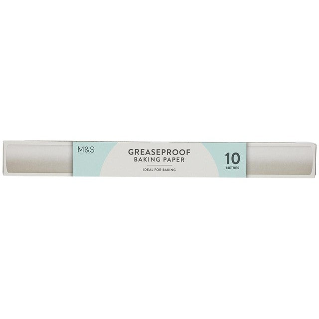 M&S greaseproof paper 10m x 380mm, imported from the UK