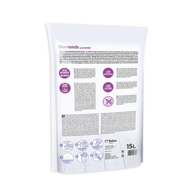 Sanicat Lavender Cat Litter 15L (British brand)