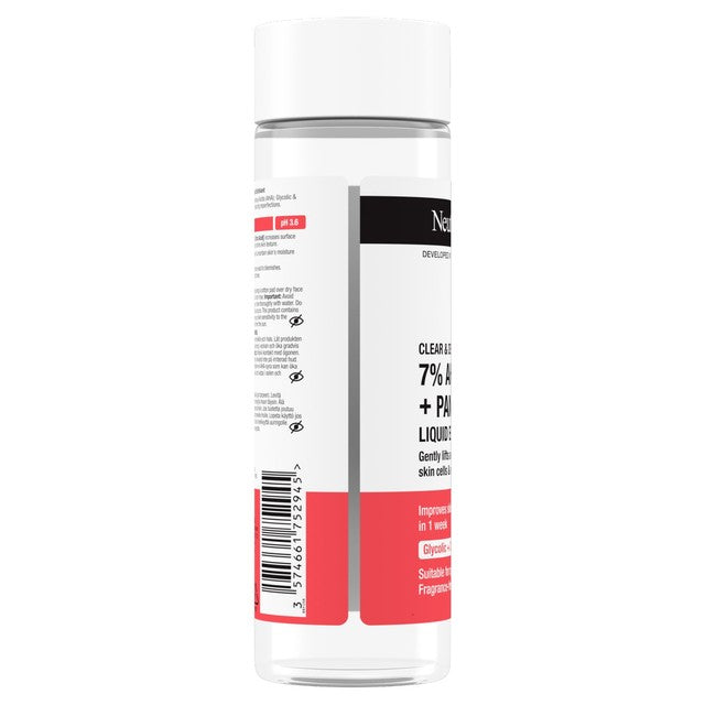 Neutrogena Liquid Exfoliant 7% AHA Panthenol 125ml, imported from the UK