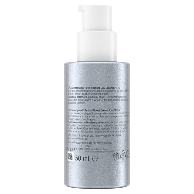 Neutrogena Retinol Boost day cream 50ml, imported from the UK