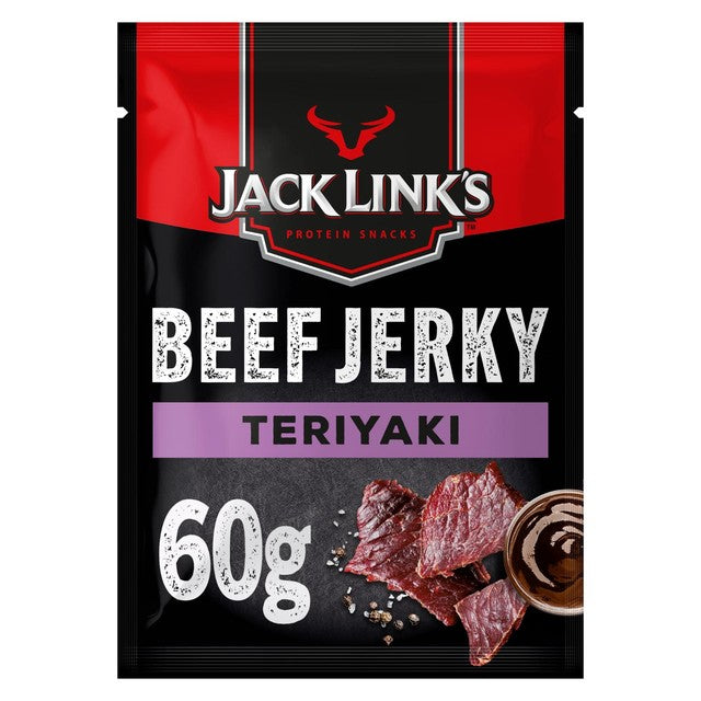 Jack Link's Teriyaki beef jerky 60g, UK version