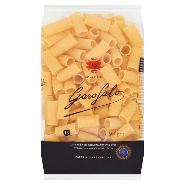 Garofalo Rigatoni dry pasta 500g, UK version