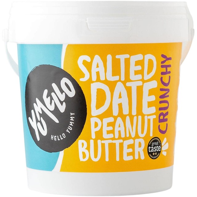 Yumello crunchy salted date peanut butter 1kg (British brand)