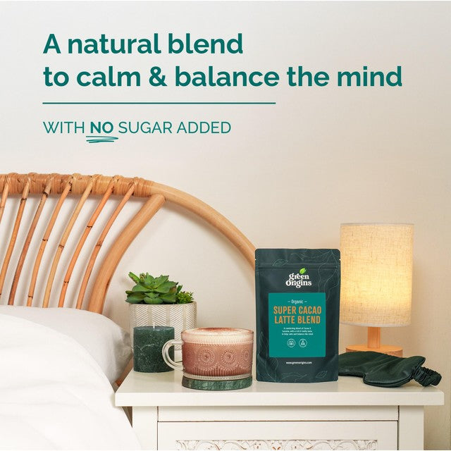Green Origins Organic Super Cacao Hot Chocolate Blend 100g, UK version