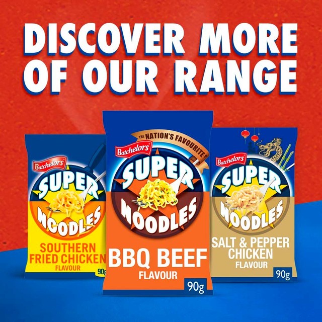 Batchelors Super Noodles BBQ Beef 90g - British product