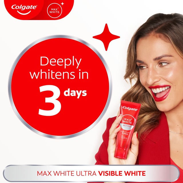 Colgate Max White whitening toothpaste 75ml - British product
