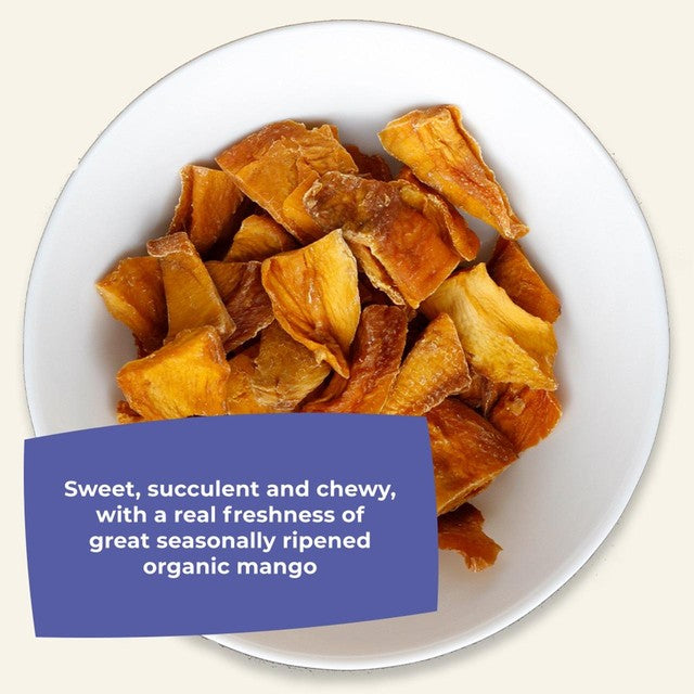 Wallaroo organic dried mango slices 35g (British brand)