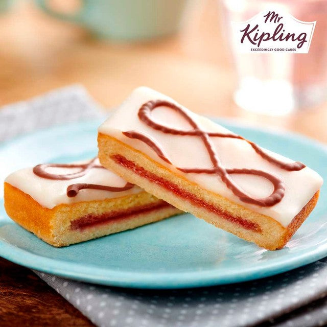 Mr Kipling Bakewell cake slices 6 slices, imported from the UK
