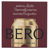 Bero Brewing Edge Hill Hazy IPA non-alcoholic beer, UK version