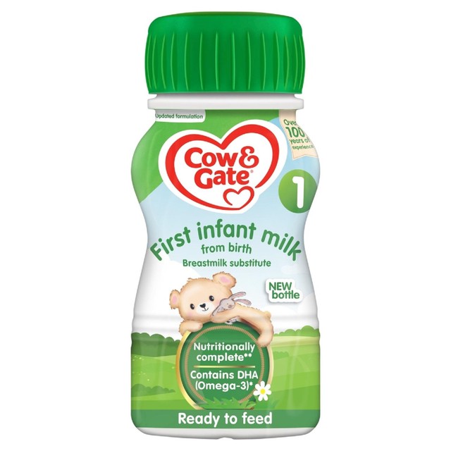 Cow & Gate infant milk ready to feed 200ml - British product