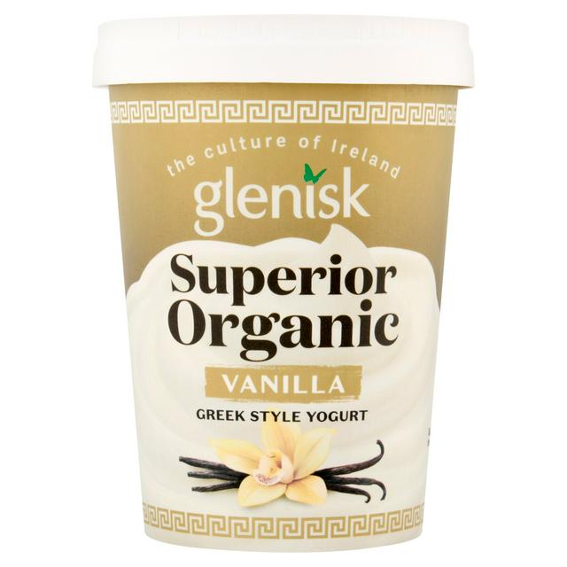 Glenisk Greek Style Organic Superior Vanilla Yogurt 450g