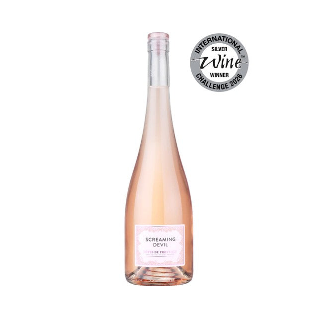 Screaming Devil Cotes de Provence AOP rosé wine 75cl (British brand)