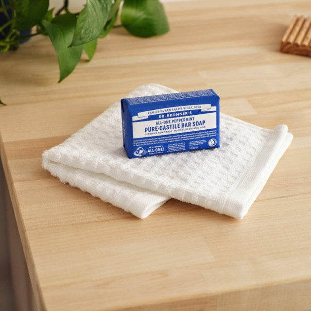 Dr. Bronner's peppermint soap bar 140g - British product